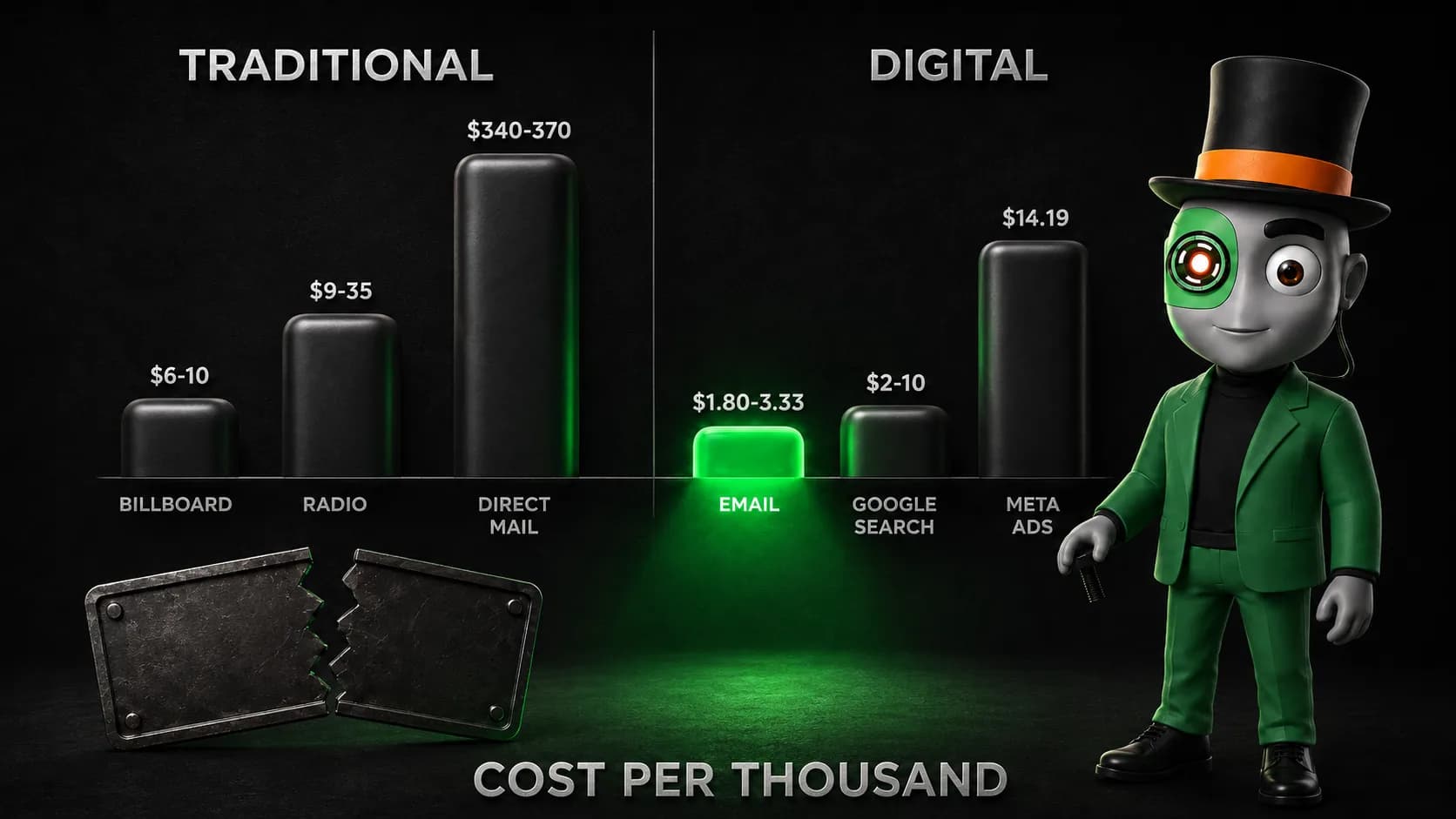 Traditional vs Digital Marketing Cost: What $5,000 Actually Buys in 2026