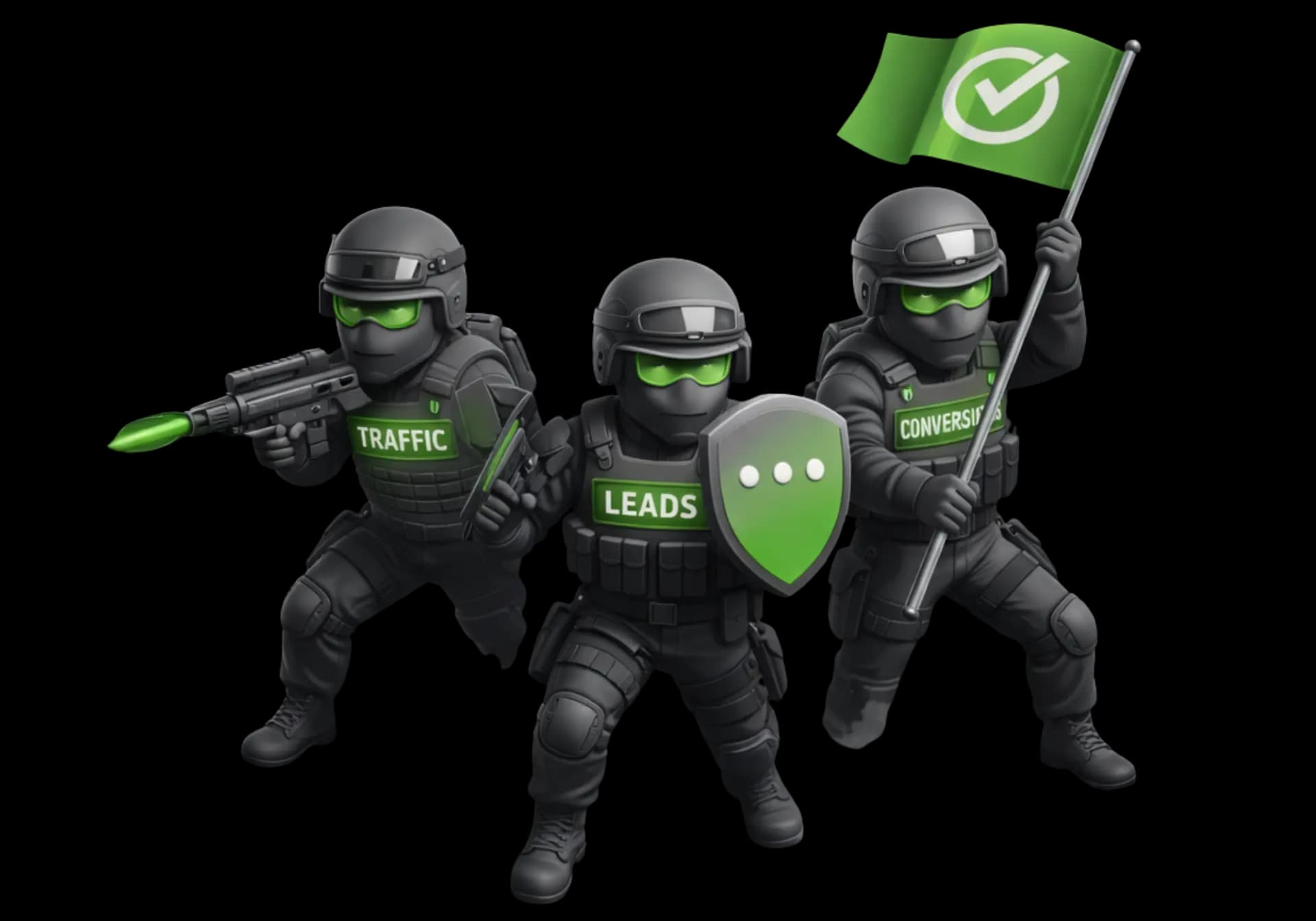 Integrated digital marketing channels working together