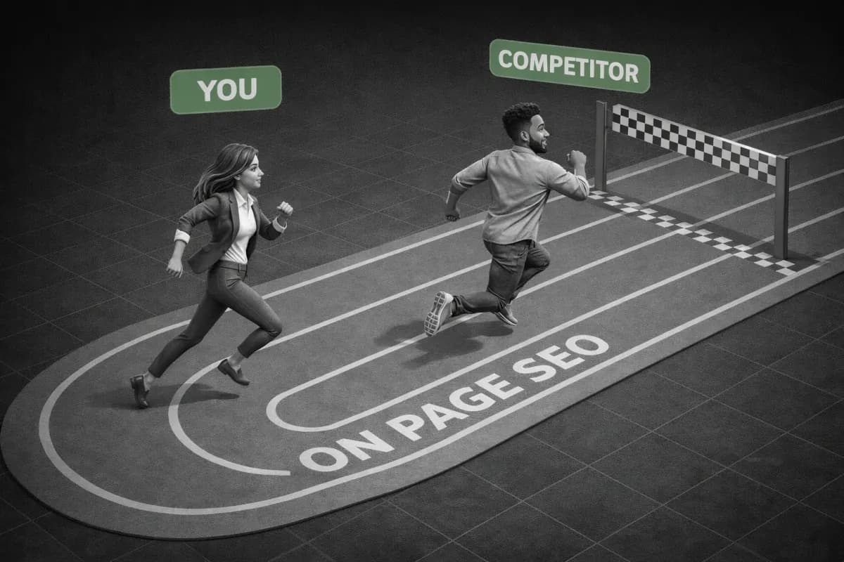The pages you already have, working harder in search On-page SEO optimization showing website structure and ranking improvements