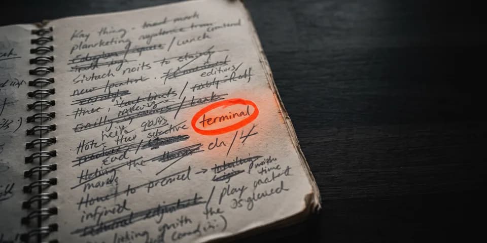 A black seed split open with its orange core glowing — the search intent inside a keyword A black seed split open with its orange core glowing — the search intent inside a keyword