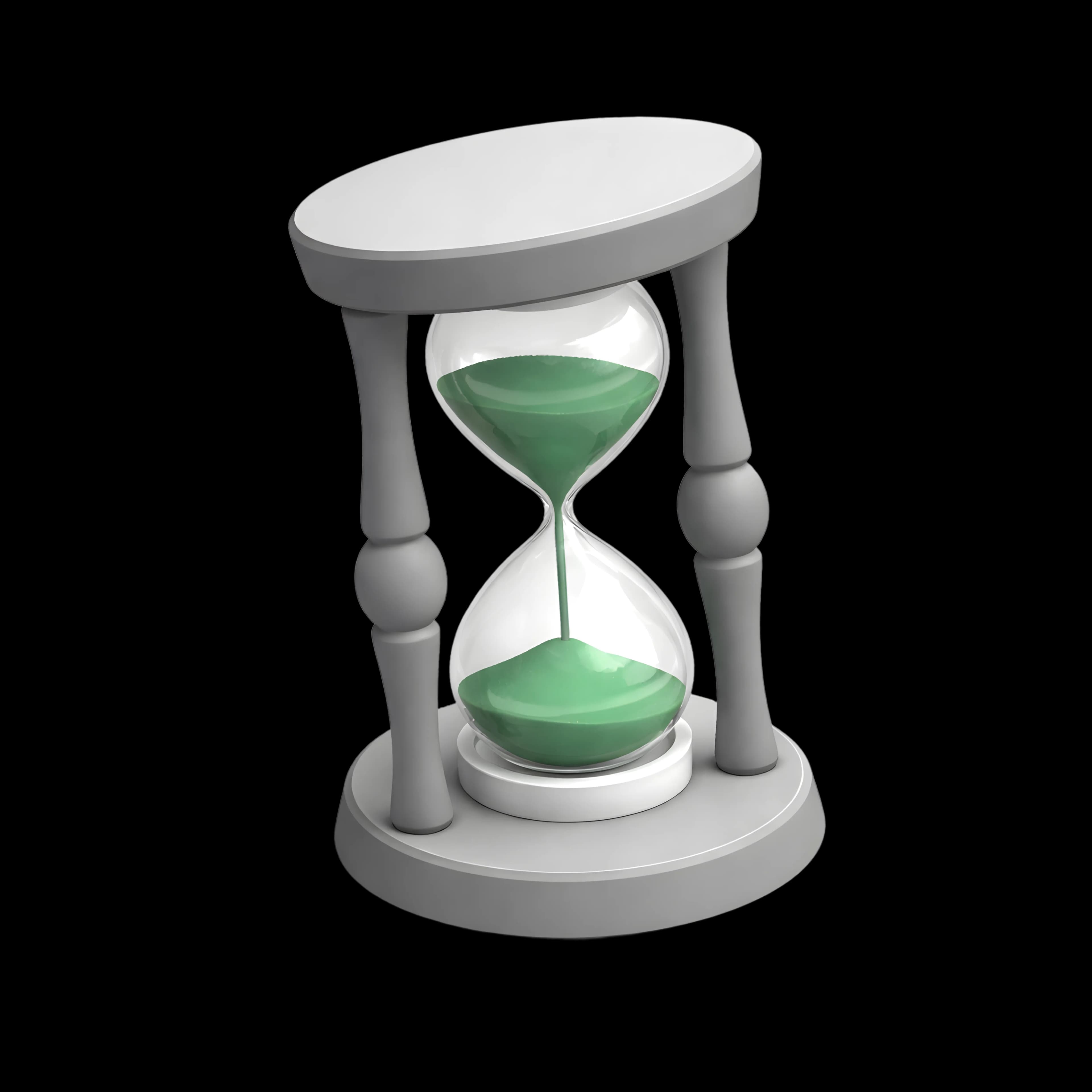 Las Primeras Impresiones Importan Ilustración de reloj de arena representando los segundos críticos para las primeras impresiones web